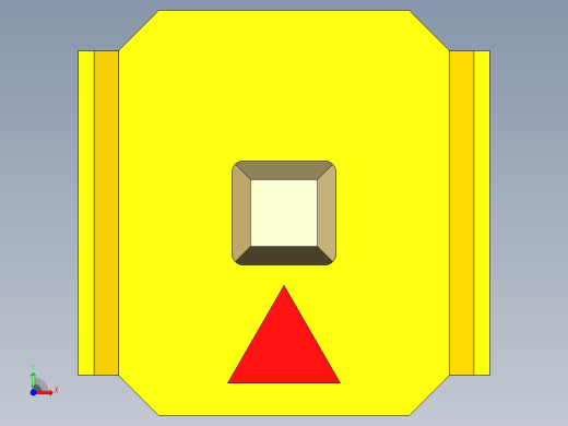 彩色公头100mil（2.54mm）系列-DS1021_yellow_1x01p_100mil_Type43_rev1.0前视缩略图