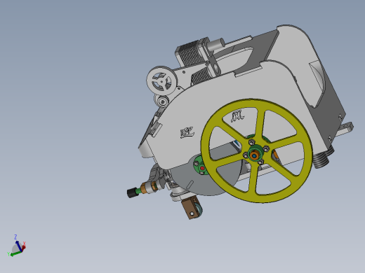 01第一辆生物质小车三维模型
