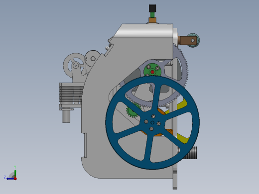 01第一辆生物质小车三维模型右视缩略图