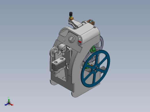 01第一辆生物质小车三维模型正等轴测缩略图