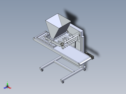 Dough Depositor面团挤出机3D图纸 IGS格式