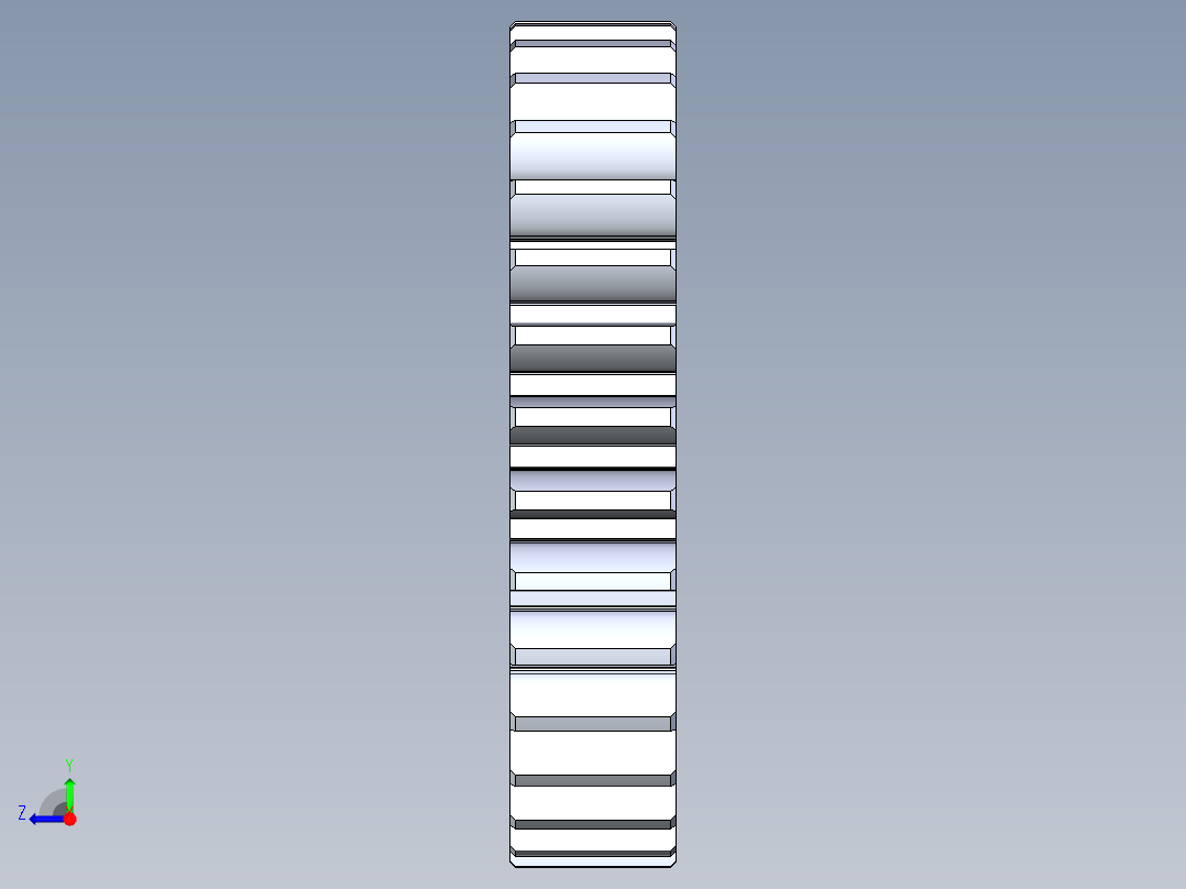 正齿轮-m1.5 20PA 32t Spur Gear右视图