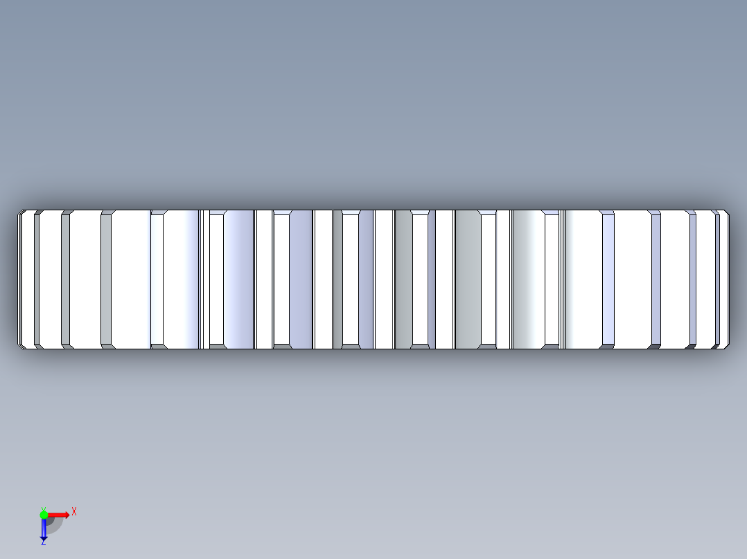 正齿轮-m1.5 20PA 32t Spur Gear俯视图