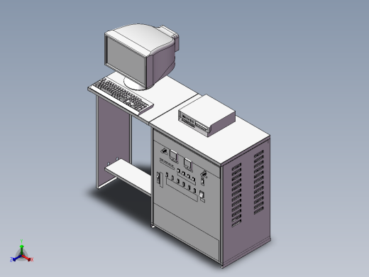 控制柜子正等轴测缩略图