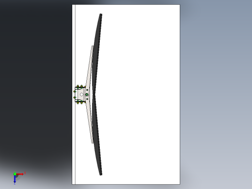 华硕显示器支架俯视缩略图