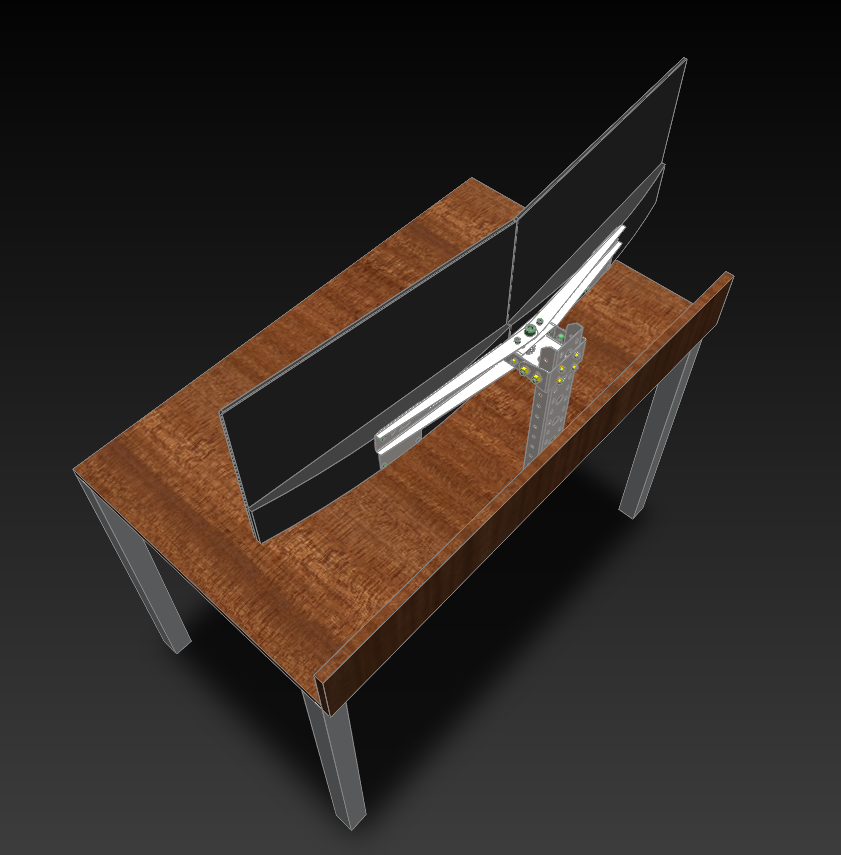 华硕显示器支架