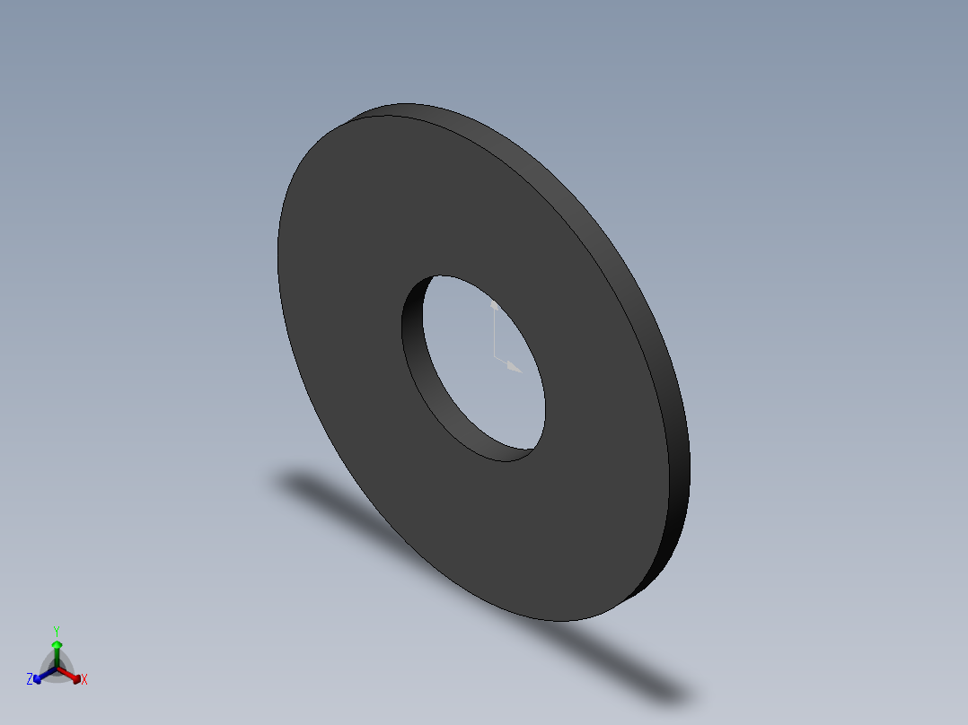 法兰 (3)正等轴测图