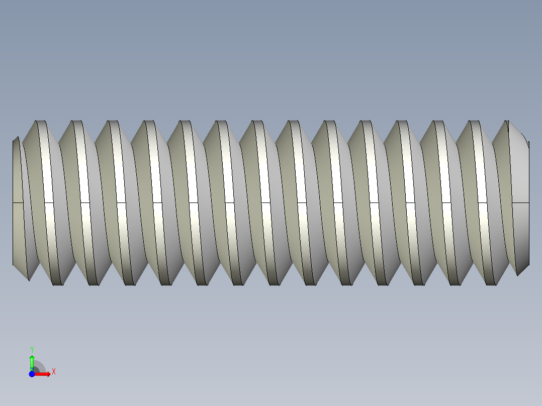 DIN 913-ISO 4026 固定螺钉-M1.6 L=5.STEP前视图