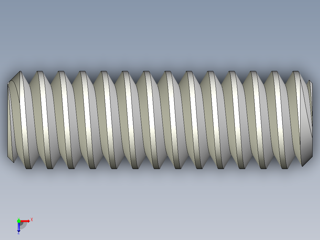 DIN 913-ISO 4026 固定螺钉-M1.6 L=5.STEP俯视图