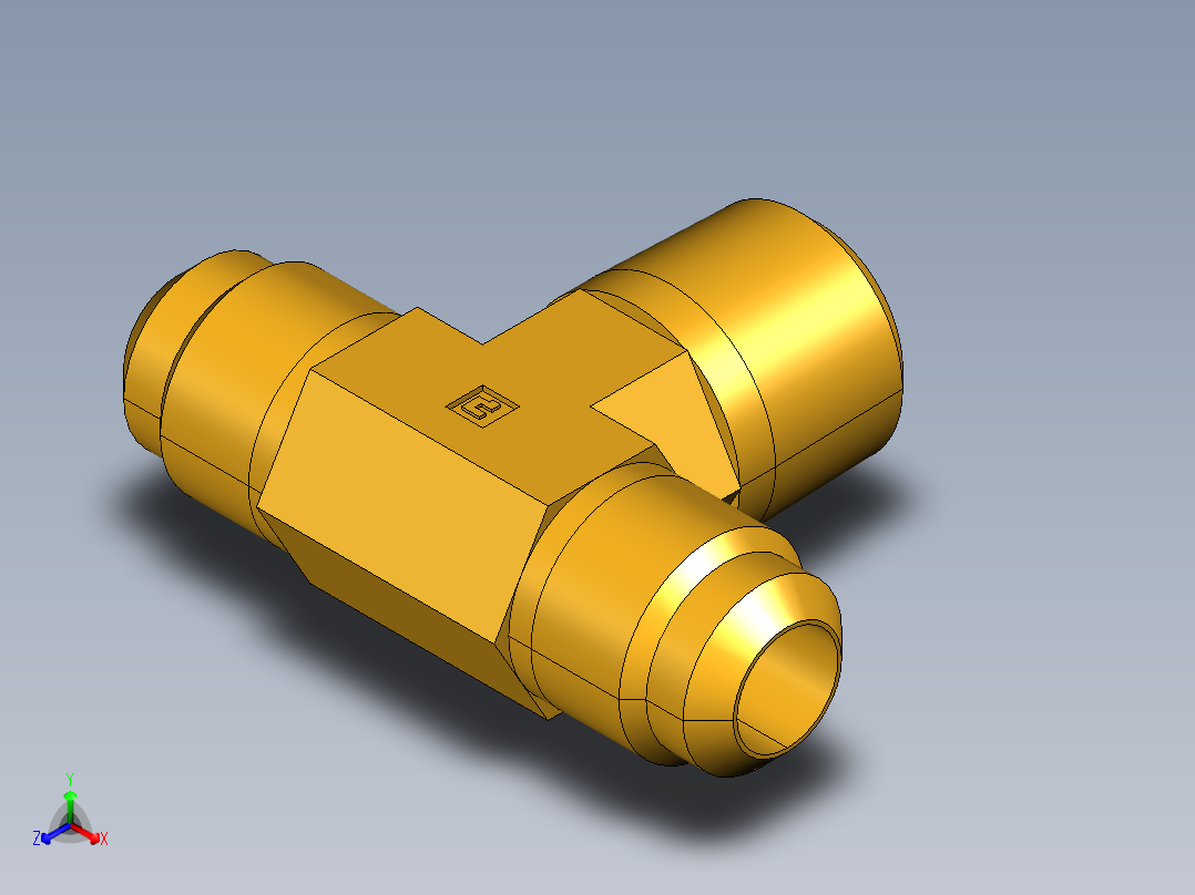 扩口式工业通用硬管接头Male Branch Tee 145F-8-8
