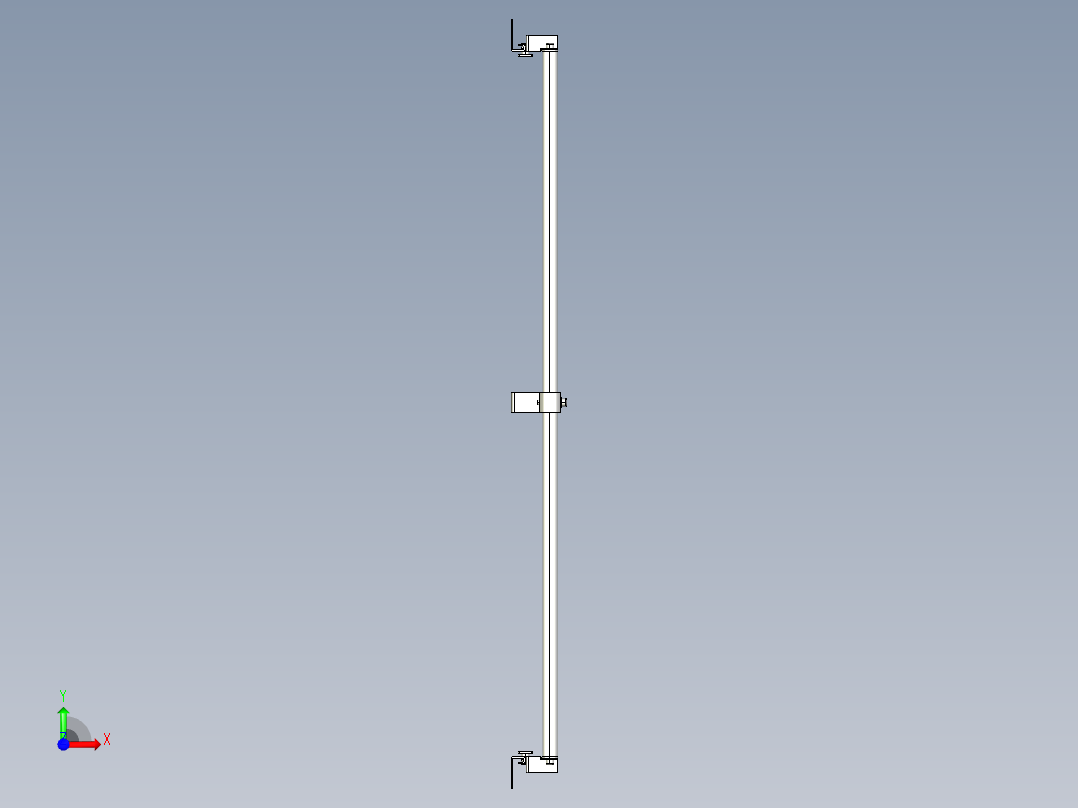 基恩士SL-JB87_side-mount_kc图纸模型前视图