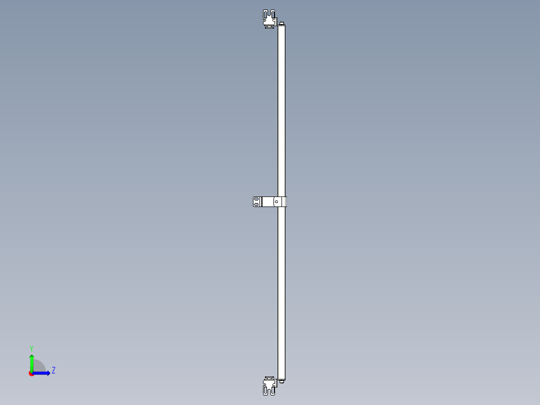 基恩士SL-JB87_side-mount_kc图纸模型左视图