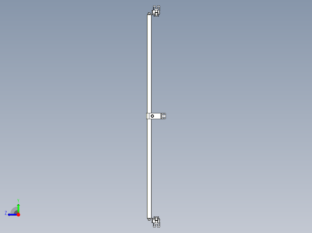 基恩士SL-JB87_side-mount_kc图纸模型右视图