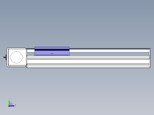 同步带滑台-半封闭B17-L100-S300-R-P75-D3-N3左视缩略图
