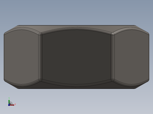 紧固件-Raw Steel Nut 0.2500前视缩略图