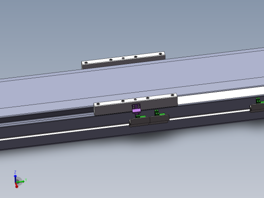 电动滑台模组SDM136内置模型