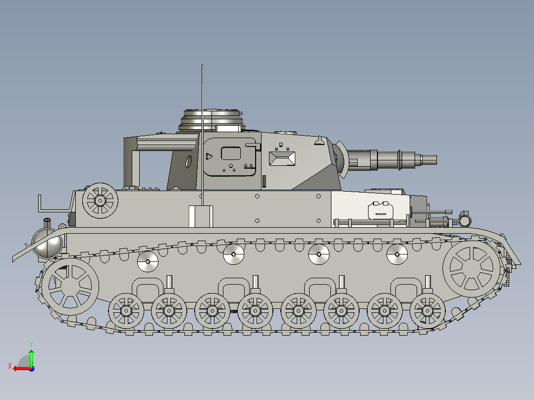 战斗坦克玩具 STP后视图