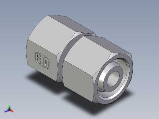 卡套式工业通用硬管接头EO_Swivel_union_GZ10LCF