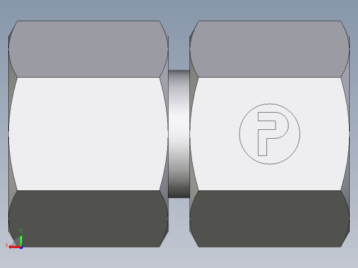 卡套式工业通用硬管接头EO_Swivel_union_GZ10LCF后视缩略图