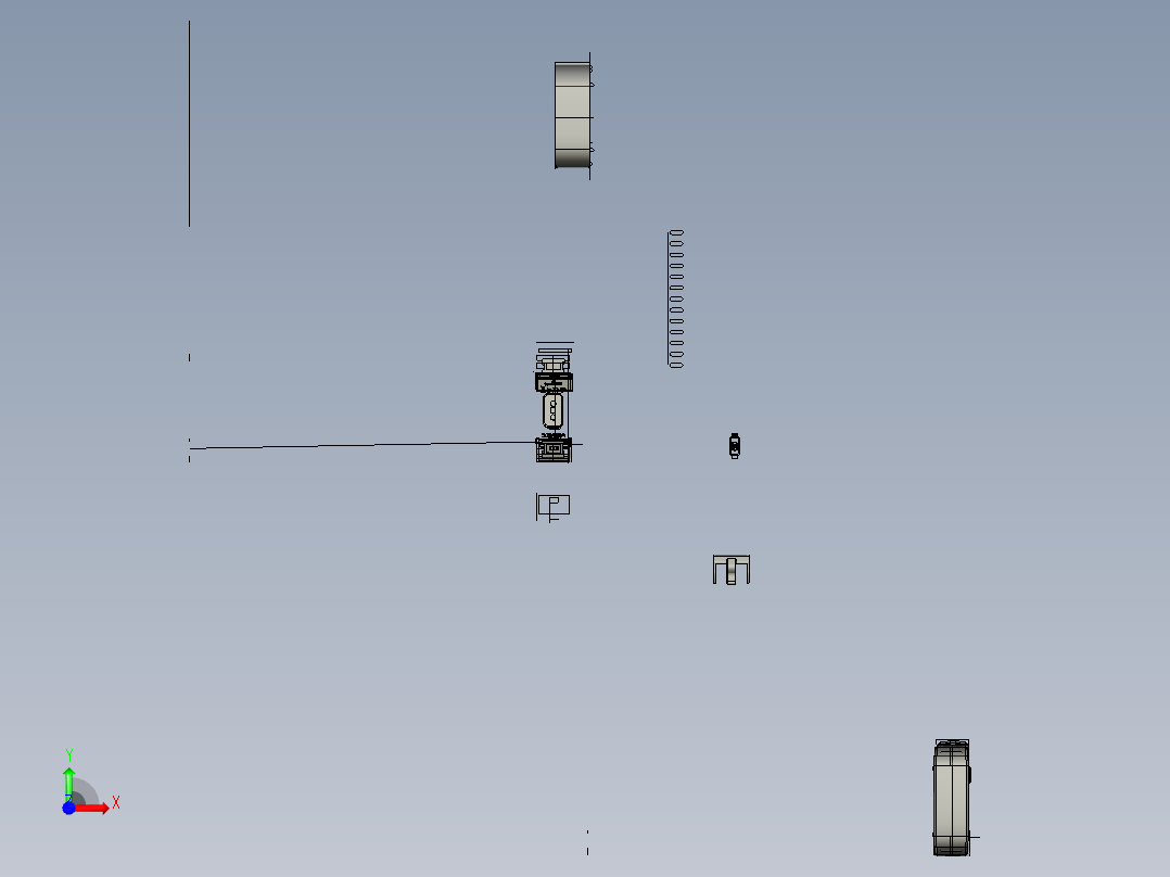 时尚手环前视图