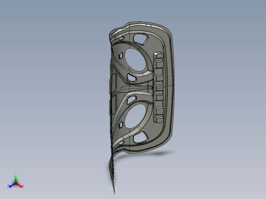 汽车行李箱门、行李箱盖--igs catia stp正等轴测缩略图