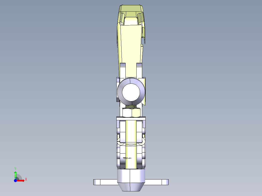 德克斯TUNKERS气缸数模T2-13U前视图
