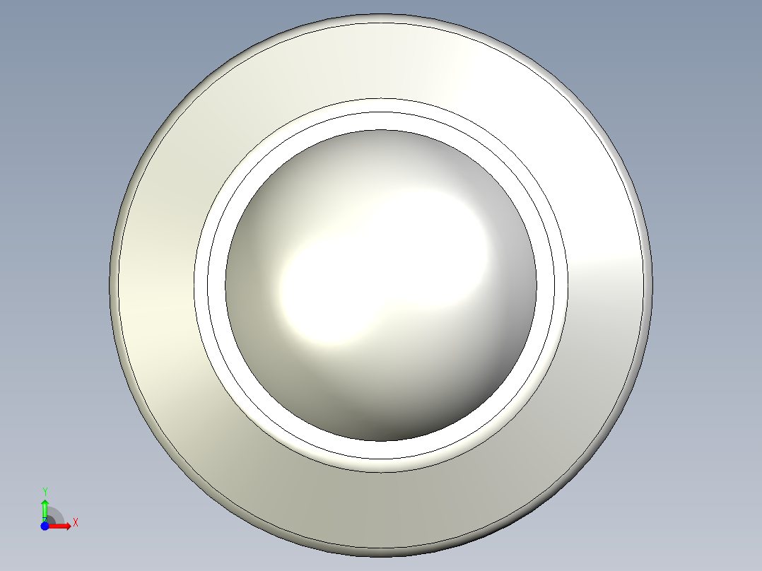 萬向滾珠01-3D多系列多零件图纸模型前视图