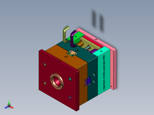 柜拉手塑料制作模具
