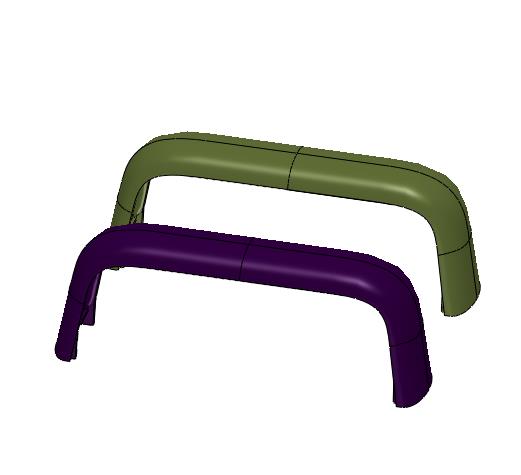 柜拉手塑料制作模具