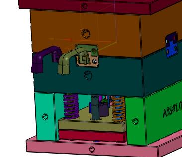 柜拉手塑料制作模具