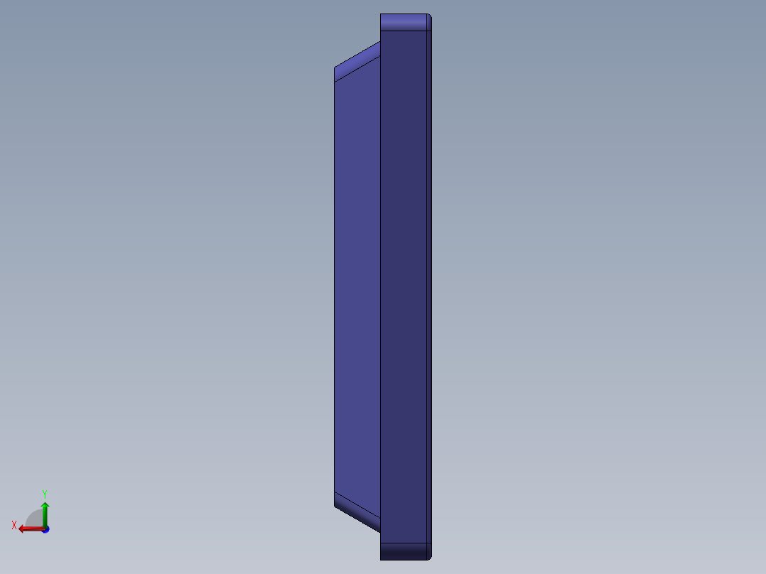 惠普HP 17寸显示屏后视图
