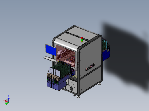 异形插件机（sw21可编辑+工程图）