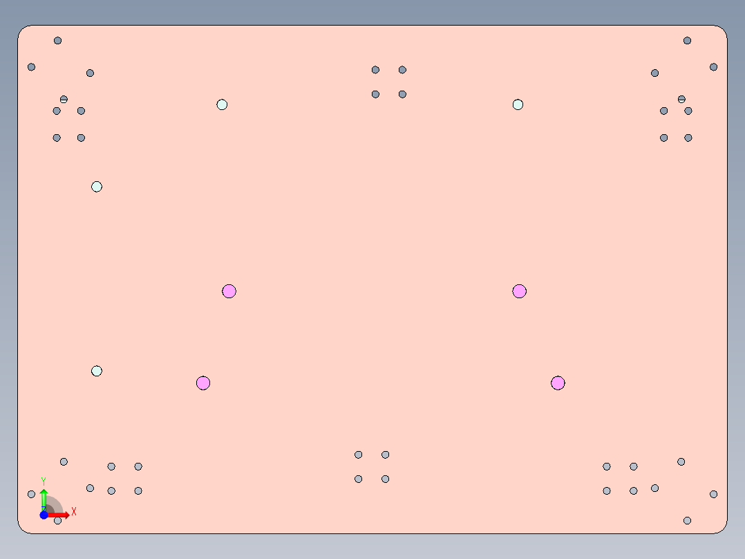 键盘外壳检测辅助检具前视图