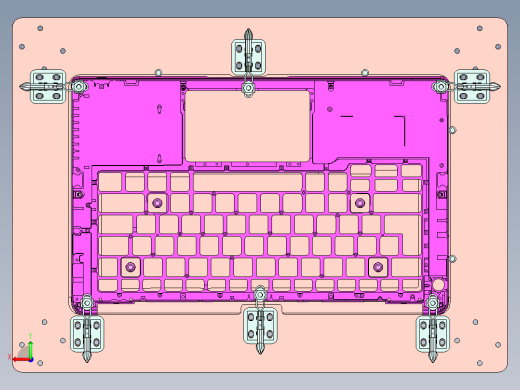 键盘外壳检测辅助检具后视缩略图