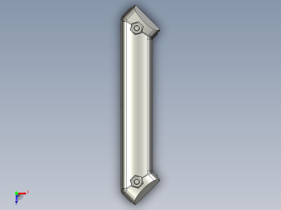 45度加强长接头.STEP俯视图