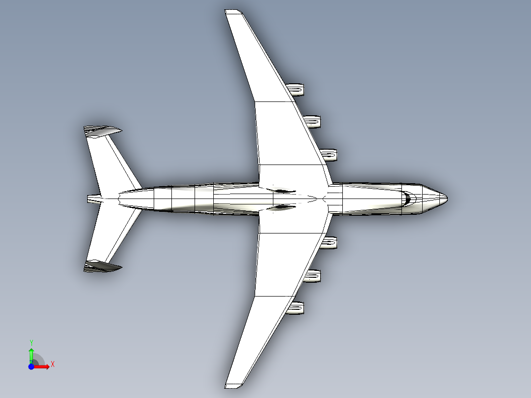 A3003790-安-225梦想运输机前视图