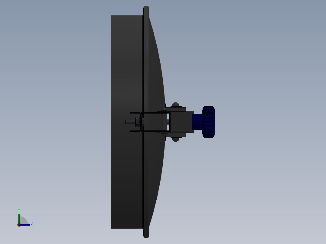 人孔manhole-tank-o400 STP左视图