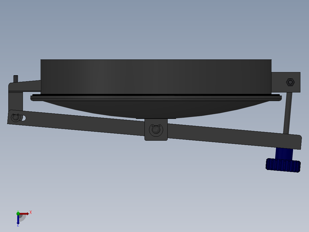 人孔manhole-tank-o400 STP俯视图