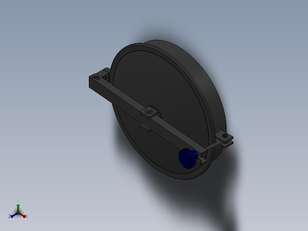 人孔manhole-tank-o400 STP正等轴测图