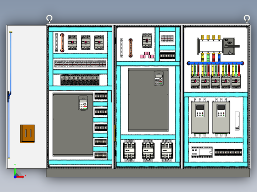 双电源变频器组装柜前视缩略图