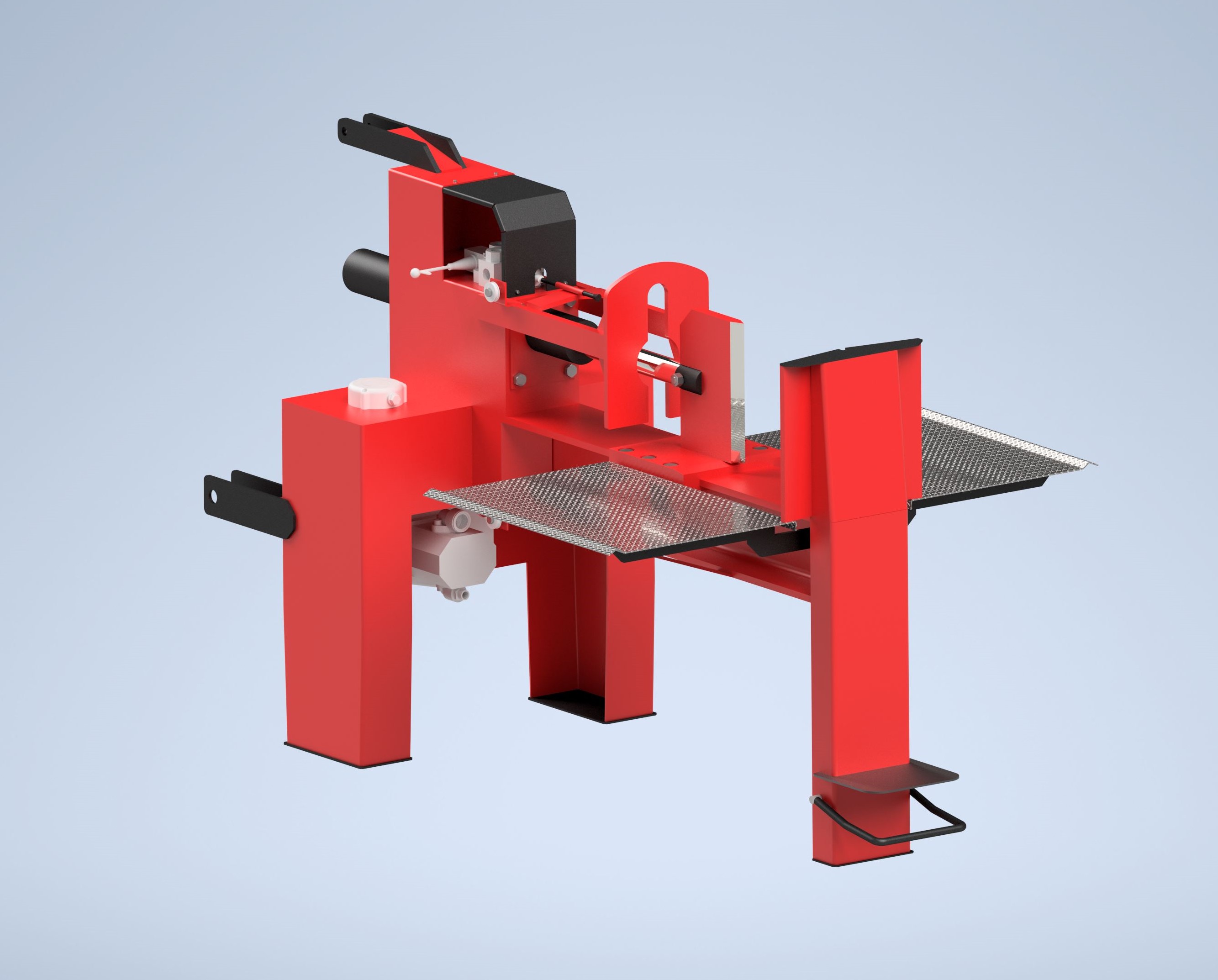 A2004545-木材劈木机 水平式