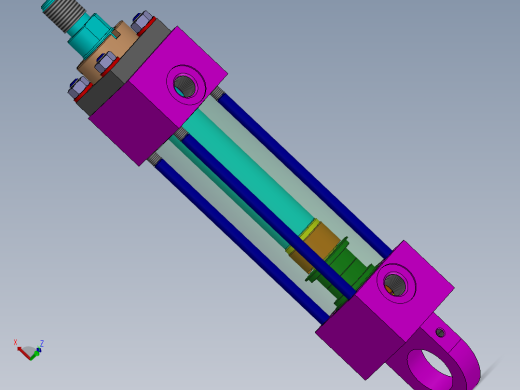 A0003671-横拉杆液压缸 32x22x101 毫米