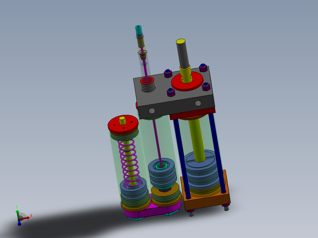 液压-气动缸50x14x78-5-35x12x84-mm-1.snapshot.1主视图