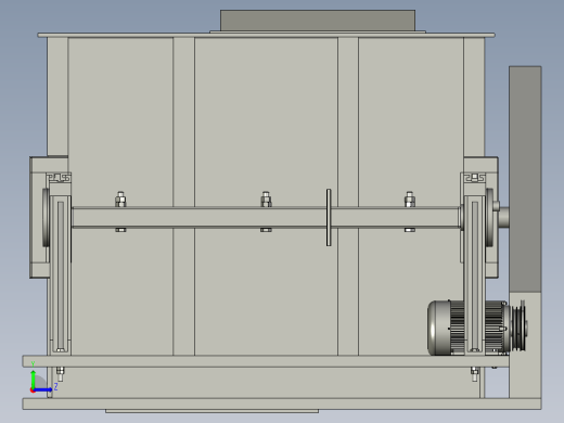 轴式数控制砂机左视缩略图