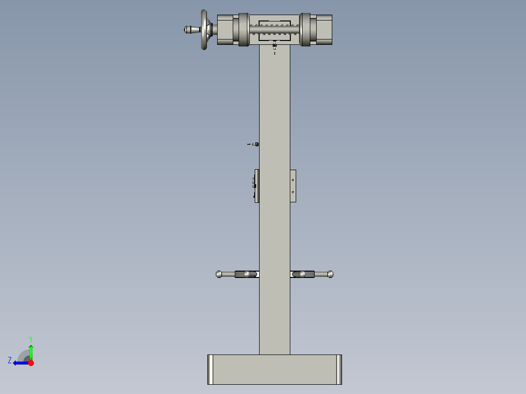 拉力测试机的夹具右视图