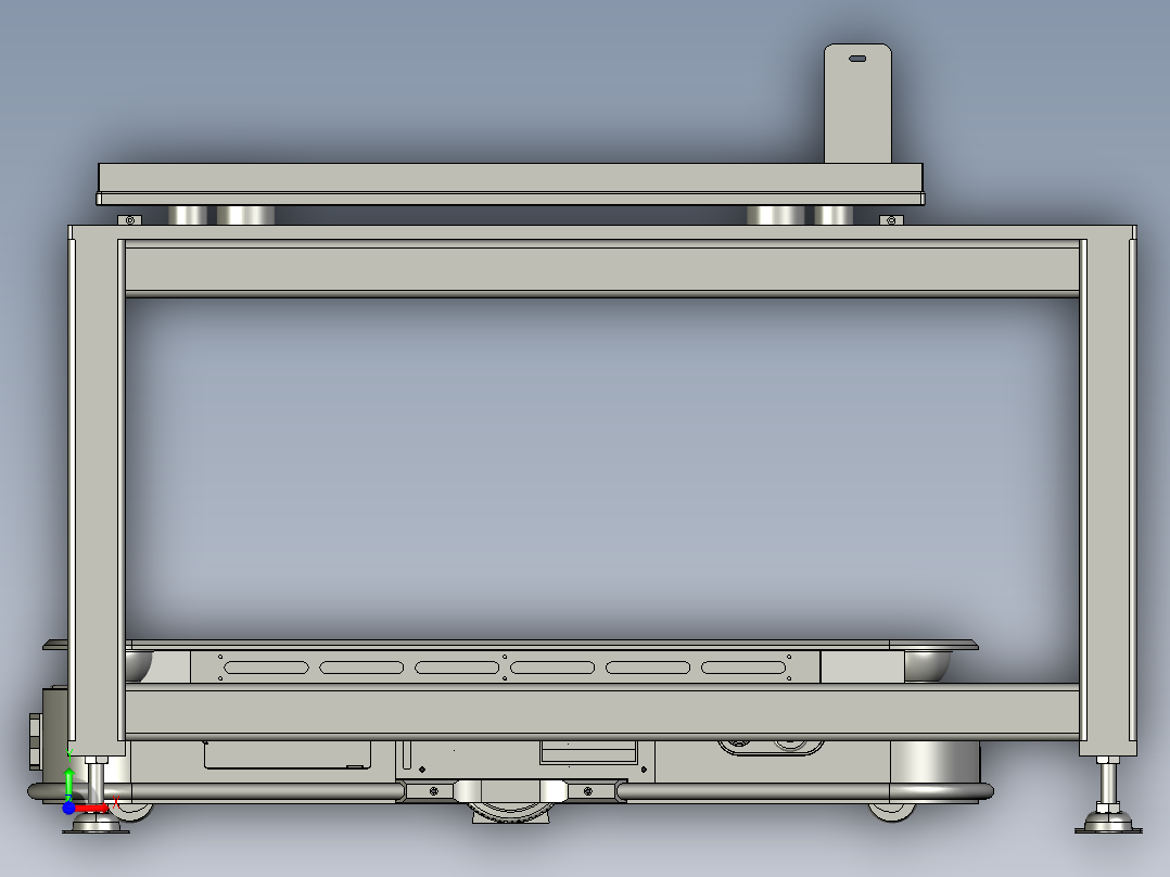 AGV物料车一楼前视图