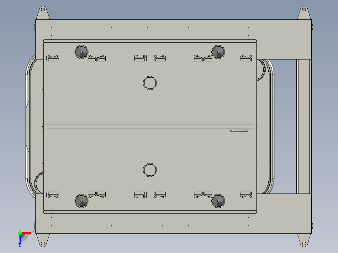 AGV物料车一楼俯视图
