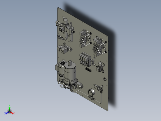 润滑气路组装图