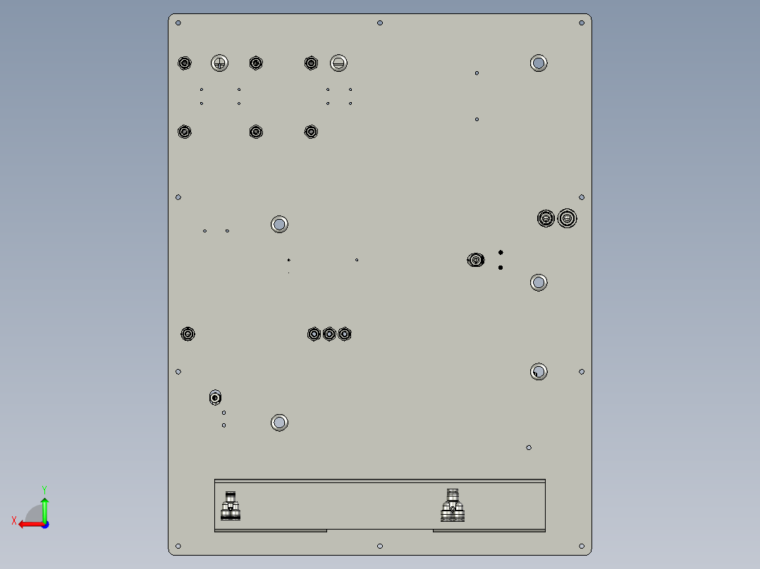润滑气路组装图后视图