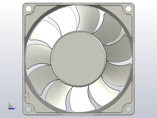 80×80×20mmDC轴流风机╱DC轴流风扇[TX8020H12]左视缩略图